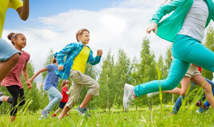 Children Running